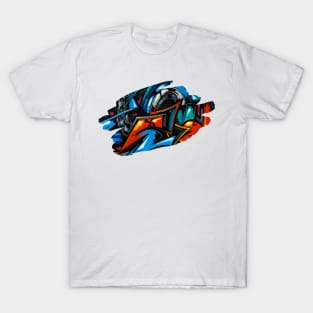 Urban Graffiti Splash Art Print T-Shirt